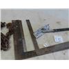 Image 3 : 20' Chain with 1 Hook, 4 Squares, Load Ratchet Straps, Dry Wall Tape Roller