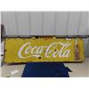 Image 1 : Coca-Cola Vintage Metal Sign 17" x 57" 