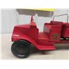 Image 2 : Pressed Metal Mack Firetruck - Possibly Buddy L ?? 6.5" x 7" x 24" 