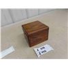 Image 1 : Compass in Oak Box - Box Measures 4.5" x 4.5" x 6" 