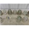 Image 3 : 18 Assorted Clear Glass Insulators ; Dominion, Armstrong, Hemmingray