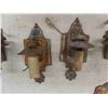 Image 3 : Various Vintage Wall Sconces + Lamp Parts