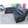 Image 2 : 5 Piece Living Room Sectional Leather Look