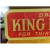 Image 2 : King Kola Metal Embossed Sign by Stout Sign Company 13 1/2'' x