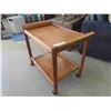 Image 2 : Teak Server / Tea Wagon 18" x 27" x 31" 