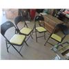 Image 1 : 4 Folding Card Chairs