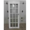 Image 1 : French Door with Frosted Style Glass Panes 32" x 80"