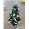 Image 2 : 2 Cermaic Christmas Trees 17'' Tall + 12'' Tall