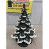 Image 3 : 2 Cermaic Christmas Trees 17'' Tall + 12'' Tall