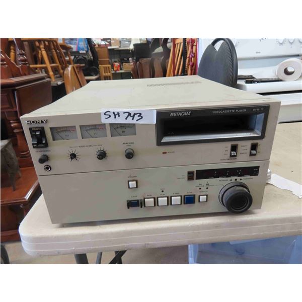 Sony Betacam Video Cassette Player