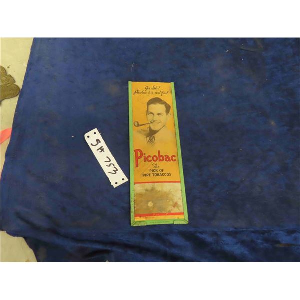 Picobac Tobaccos Press 3 1/2'' x 10 1/2'' 