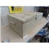 Image 2 : Metal Locking Box with Handles 13'' x 30'' x 18''