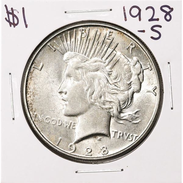 1928-S $1 Peace Silver Dollar Coin