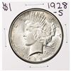 Image 1 : 1928-S $1 Peace Silver Dollar Coin