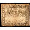 Image 1 : December 7, 1775 Maryland $1/2 Colonial Currency Note