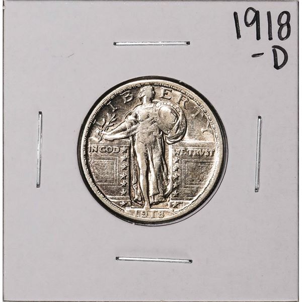 1918-D Standing Liberty Quarter Coin