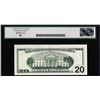 Image 2 : 1996 $20 Federal Reserve Partial Back to Face Error Note Legacy Choice About New 58