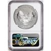 Image 2 : 2000-P $1 Proof American Silver Eagle Coin NGCX Proof 9.9 Ultra Cameo