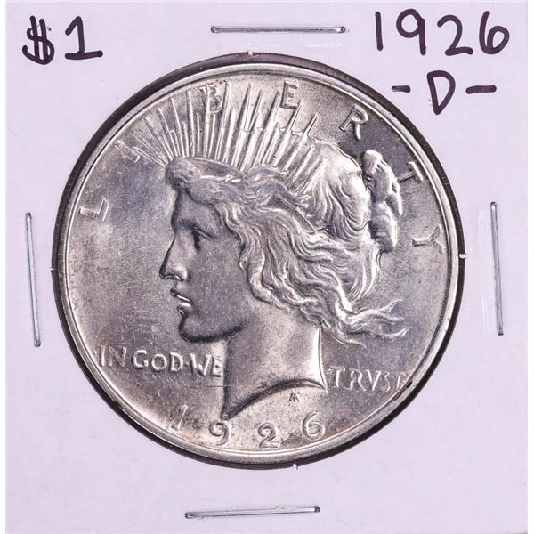 1926-D $1 Peace Silver Dollar Coin