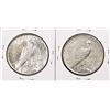 Image 2 : Lot of (2) 1928-S $1 Peace Silver Dollar Coins