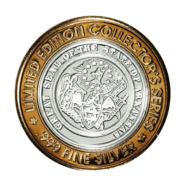 .999 Silver Horseshoe Bossier City, LA $10 Casino Limited Edition Gaming Token