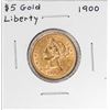 Image 1 : 1900 $5 Liberty Head Half Eagle Gold Coin