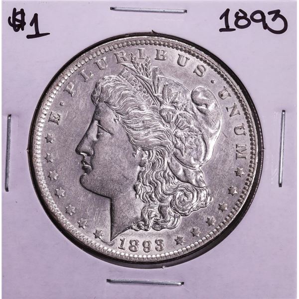 1893 $1 Morgan Silver Dollar Coin