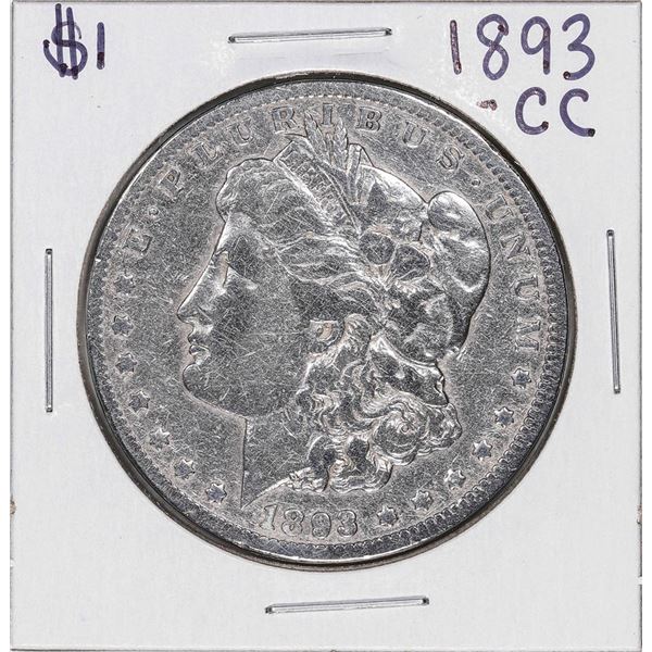1893-CC $1 Morgan Silver Dollar Coin