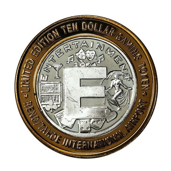 .999 Silver Fly RNO Reno Tahoe $10 Casino Limited Edition Gaming Token