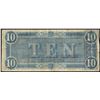 Image 2 : 1864 $10 Confederate States of America Note