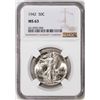 Image 1 : 1942 Walking Liberty Half Dollar Coin NGC MS63