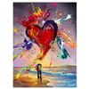 Image 1 : Jim Warren "Love Is In The Air" Limited Edition Giclee On Canvas