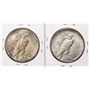 Image 2 : Lot of (2) 1923-S $1 Peace Silver Dollar Coins