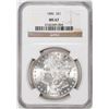 Image 1 : 1886 $1 Morgan Silver Dollar Coin NGC MS67