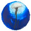 Image 3 : Wyland "Deep Blue Jellyfish" Original Watercolor on Paper