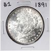 1891 $1 Morgan Silver Dollar Coin