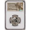 222-187 BC Seleucid Kingdom Antiochus III AR Tetradrachm Ancient Coin NGC Ch F