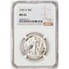 1935-S Walking Liberty Half Dollar Coin NGC MS62