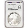 Image 1 : 1992-S $1 American Silver Eagle Coin NGCX Proof 9.9 Ultra Cameo