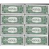 Image 2 : Lot of (8) 1957A/B $1 Silver Certificate Notes