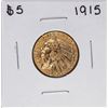 1915 $5 Indian Head Half Eagle Gold Coin