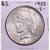 1935-S $1 Peace Silver Dollar Coin