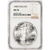 1988 $1 American Silver Eagle Coin NGC MS70