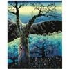 Image 1 : Eyvind Earle (1916-2000) "Orchard In Bloom" Limited Edition Serigraph On Paper