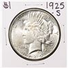 Image 1 : 1925-S $1 Peace Silver Dollar Coin