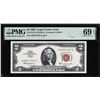 Image 1 : 1963 $2 Legal Tender Note Fr.1513 PMG Superb Gem Uncirculated 69EPQ