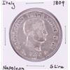 1809 Italy Napoleon 5 Lire Silver Coin