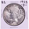 1923-D $1 Peace Silver Dollar Coin
