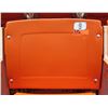 Image 1 : Aloha Stadium Seat Back, Orange, Seat 9