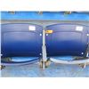 Image 2 : Pair Aloha Stadium Seats w/ Backs & 3 Armrests, Blue, Seats 7 & 8, 45"x13"x28"H